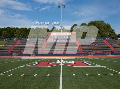 Thumbnail 1 in Milton Football (Preseason Top 25 Photo Shoot) photogallery.