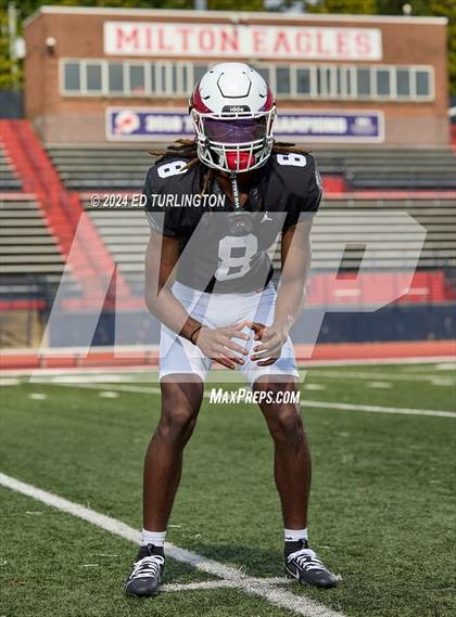 Thumbnail 3 in Milton Football (Preseason Top 25 Photo Shoot) photogallery.