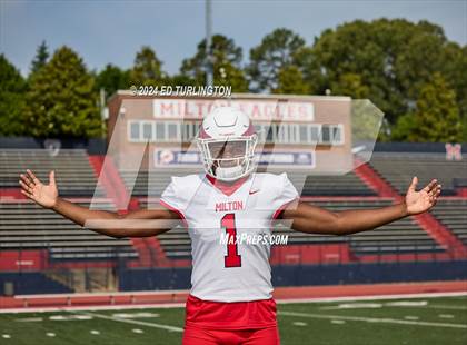 Thumbnail 3 in Milton Football (Preseason Top 25 Photo Shoot) photogallery.