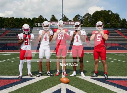Thumbnail 2 in Milton Football (Preseason Top 25 Photo Shoot) photogallery.