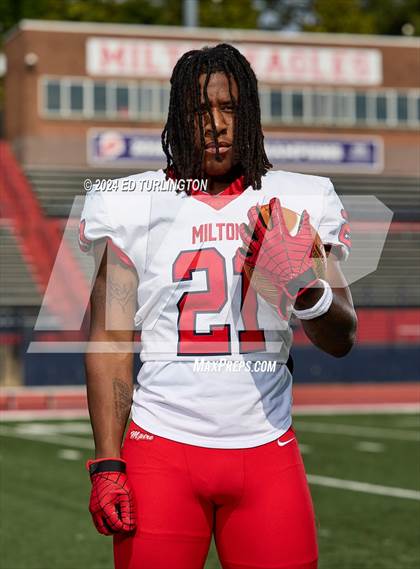 Thumbnail 2 in Milton Football (Preseason Top 25 Photo Shoot) photogallery.