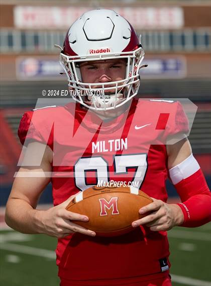Thumbnail 1 in Milton Football (Preseason Top 25 Photo Shoot) photogallery.