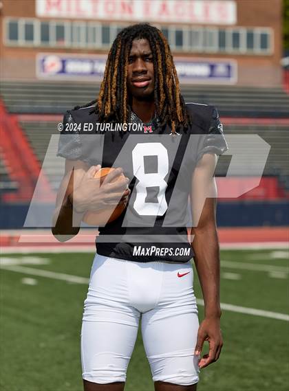 Thumbnail 1 in Milton Football (Preseason Top 25 Photo Shoot) photogallery.