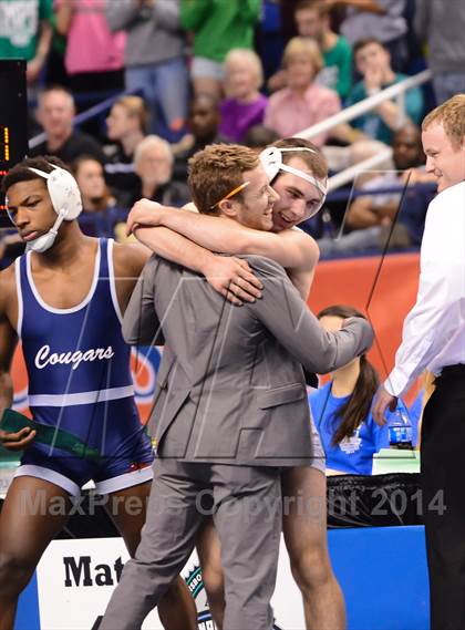 Thumbnail 3 in NCHSAA 4A Wrestling Championships photogallery.