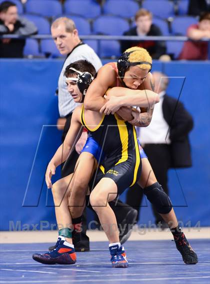 Thumbnail 1 in NCHSAA 4A Wrestling Championships photogallery.