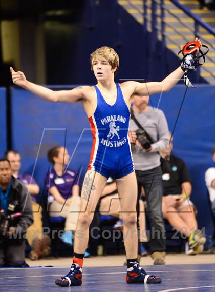 Thumbnail 3 in NCHSAA 4A Wrestling Championships photogallery.