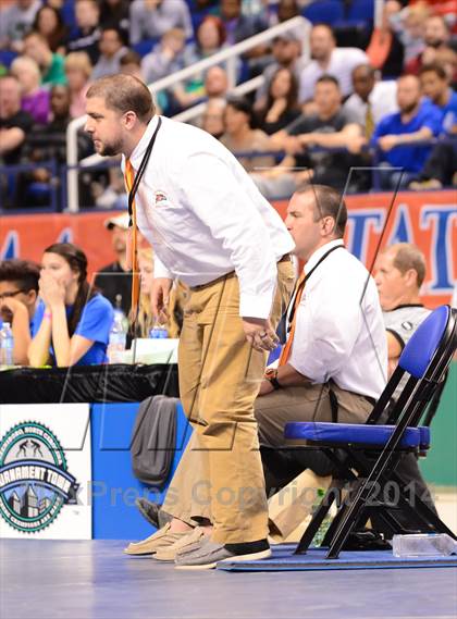 Thumbnail 2 in NCHSAA 4A Wrestling Championships photogallery.
