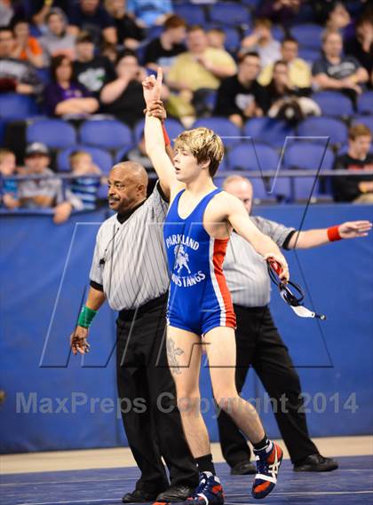 Thumbnail 1 in NCHSAA 4A Wrestling Championships photogallery.