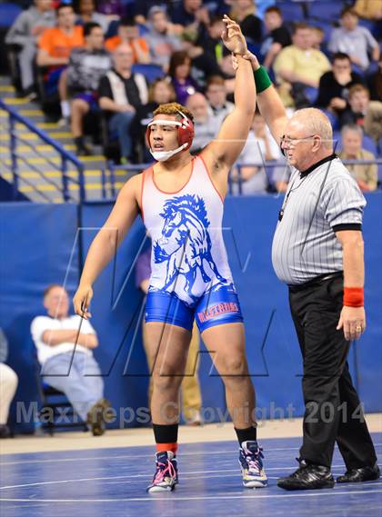 Thumbnail 2 in NCHSAA 4A Wrestling Championships photogallery.