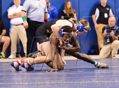 Thumbnail 2 in NCHSAA 4A Wrestling Championships photogallery.