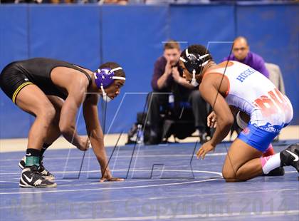 Thumbnail 1 in NCHSAA 4A Wrestling Championships photogallery.