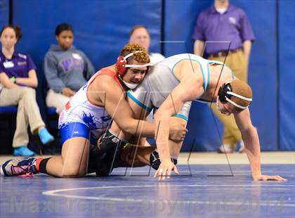 Thumbnail 2 in NCHSAA 4A Wrestling Championships photogallery.