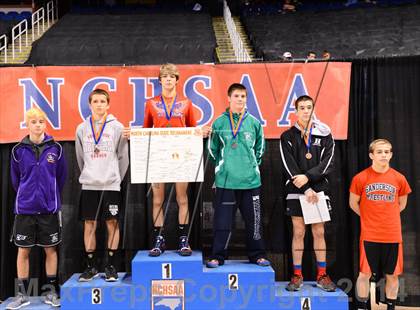 Thumbnail 1 in NCHSAA 4A Wrestling Championships photogallery.