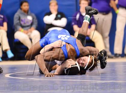 Thumbnail 1 in NCHSAA 4A Wrestling Championships photogallery.