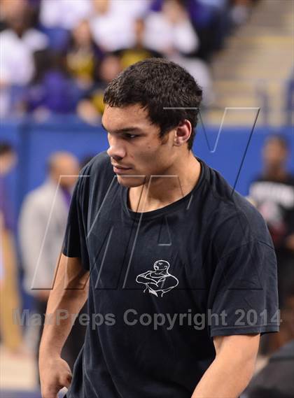 Thumbnail 1 in NCHSAA 4A Wrestling Championships photogallery.
