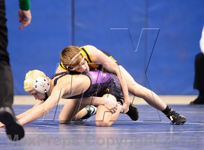 Thumbnail 3 in NCHSAA 4A Wrestling Championships photogallery.