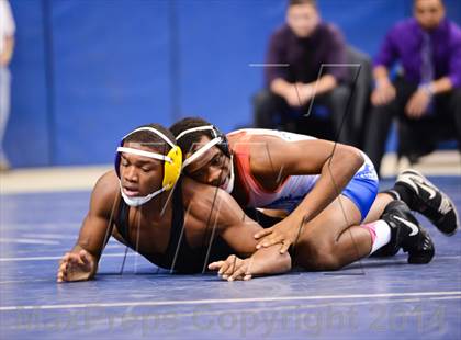 Thumbnail 1 in NCHSAA 4A Wrestling Championships photogallery.