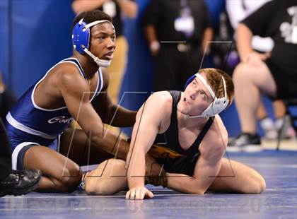 Thumbnail 2 in NCHSAA 4A Wrestling Championships photogallery.