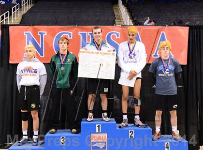 Thumbnail 3 in NCHSAA 4A Wrestling Championships photogallery.