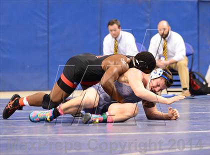 Thumbnail 1 in NCHSAA 4A Wrestling Championships photogallery.