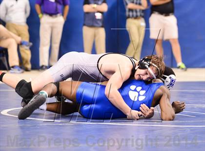 Thumbnail 3 in NCHSAA 4A Wrestling Championships photogallery.