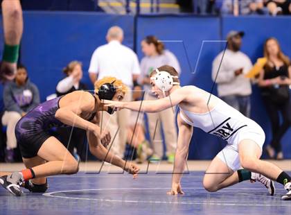 Thumbnail 1 in NCHSAA 4A Wrestling Championships photogallery.