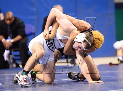 Thumbnail 2 in NCHSAA 4A Wrestling Championships photogallery.