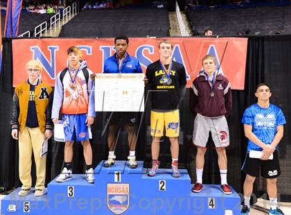 Thumbnail 3 in NCHSAA 4A Wrestling Championships photogallery.