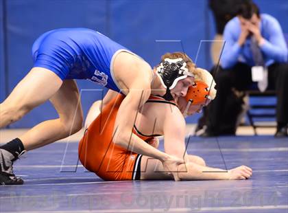 Thumbnail 2 in NCHSAA 4A Wrestling Championships photogallery.