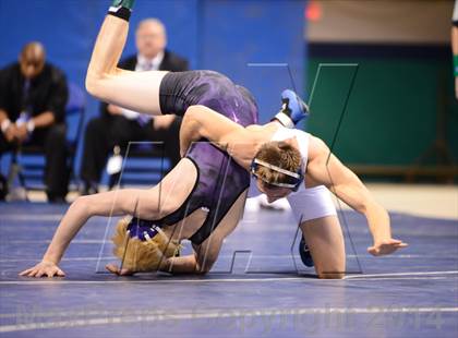 Thumbnail 2 in NCHSAA 4A Wrestling Championships photogallery.