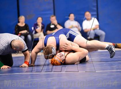 Thumbnail 3 in NCHSAA 4A Wrestling Championships photogallery.