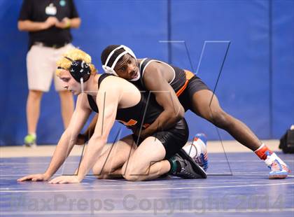 Thumbnail 3 in NCHSAA 4A Wrestling Championships photogallery.