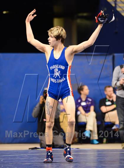 Thumbnail 1 in NCHSAA 4A Wrestling Championships photogallery.