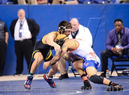 Thumbnail 2 in NCHSAA 4A Wrestling Championships photogallery.