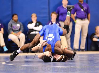 Thumbnail 3 in NCHSAA 4A Wrestling Championships photogallery.