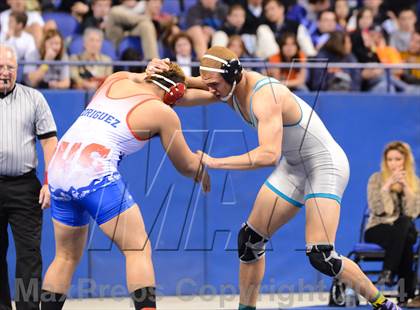 Thumbnail 1 in NCHSAA 4A Wrestling Championships photogallery.