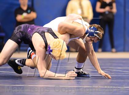 Thumbnail 3 in NCHSAA 4A Wrestling Championships photogallery.