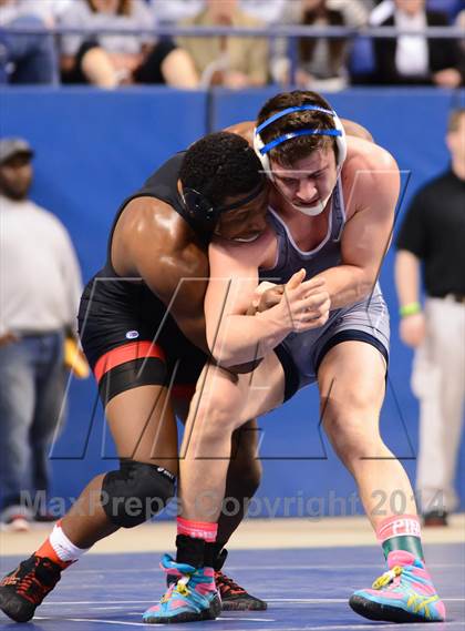 Thumbnail 3 in NCHSAA 4A Wrestling Championships photogallery.
