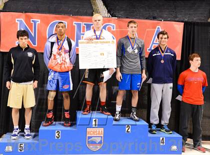 Thumbnail 2 in NCHSAA 4A Wrestling Championships photogallery.