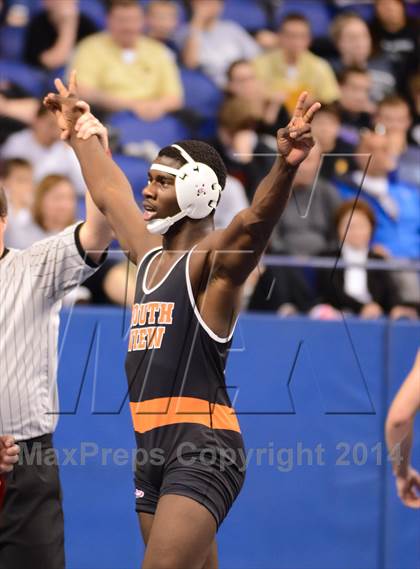 Thumbnail 1 in NCHSAA 4A Wrestling Championships photogallery.