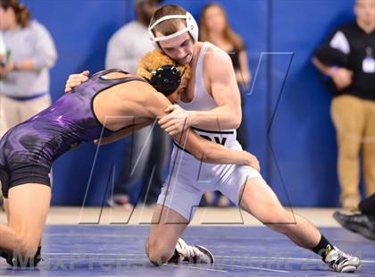 Thumbnail 2 in NCHSAA 4A Wrestling Championships photogallery.