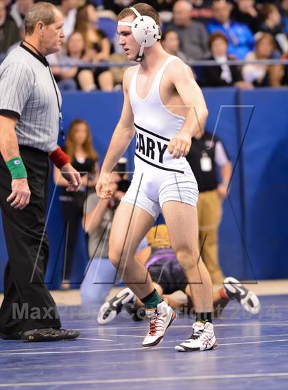 Thumbnail 3 in NCHSAA 4A Wrestling Championships photogallery.