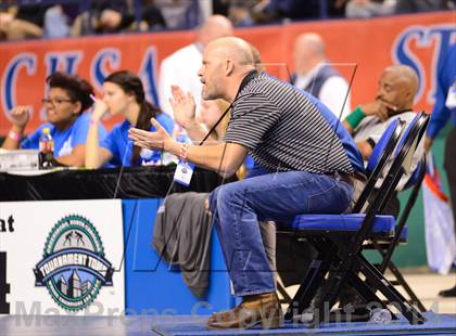 Thumbnail 1 in NCHSAA 4A Wrestling Championships photogallery.