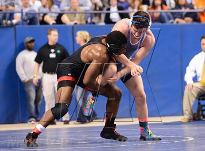 Thumbnail 1 in NCHSAA 4A Wrestling Championships photogallery.