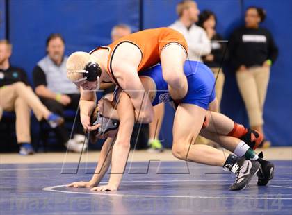 Thumbnail 1 in NCHSAA 4A Wrestling Championships photogallery.