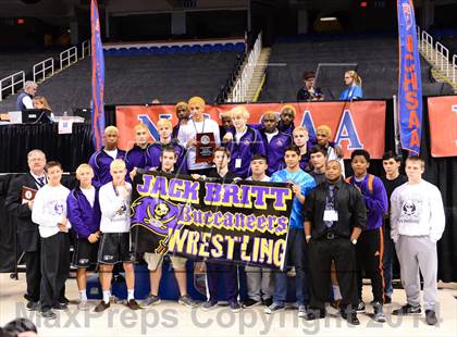 Thumbnail 3 in NCHSAA 4A Wrestling Championships photogallery.