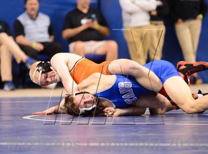 Thumbnail 1 in NCHSAA 4A Wrestling Championships photogallery.