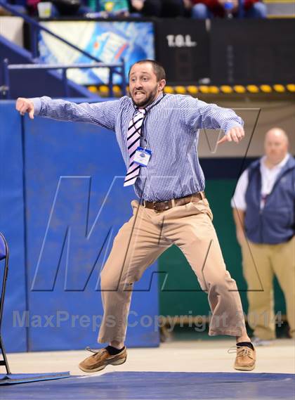 Thumbnail 2 in NCHSAA 4A Wrestling Championships photogallery.