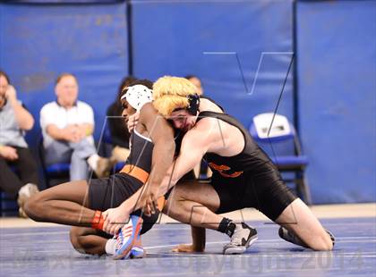 Thumbnail 2 in NCHSAA 4A Wrestling Championships photogallery.