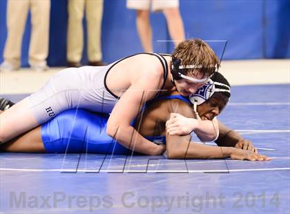Thumbnail 1 in NCHSAA 4A Wrestling Championships photogallery.